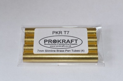 7mm Brass Pen Tubes (slimline pens)